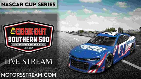 Cook Out Southern 500 Live Stream 2023 | NASCAR Cup