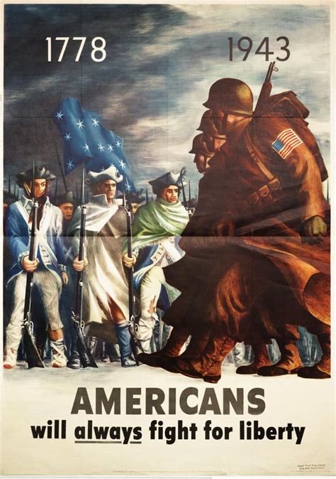 Americans will always fight for liberty | Wwii posters, Wwii propaganda ...