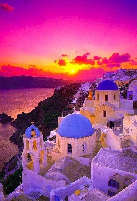 Sunset - Santorini, Greece | Places to travel, Travel, Places to visit