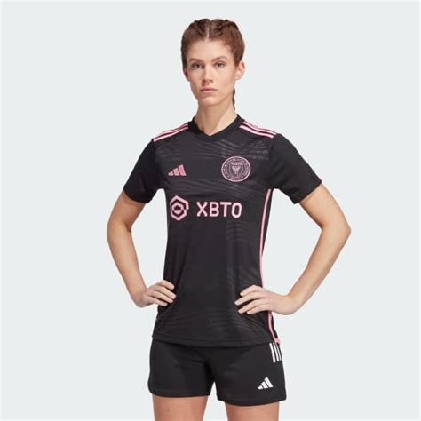 adidas Inter Miami CF 23/24 Away Jersey - Black | Women's Soccer ...