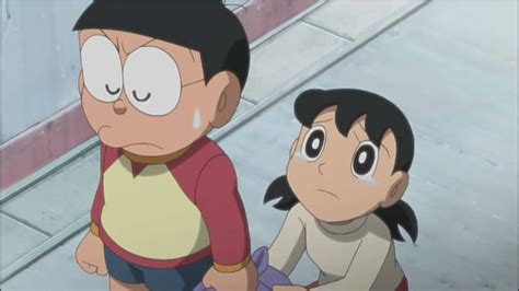 Download Sad Nobita And Kneeling Shizuka Doraemon Wallpaper ...