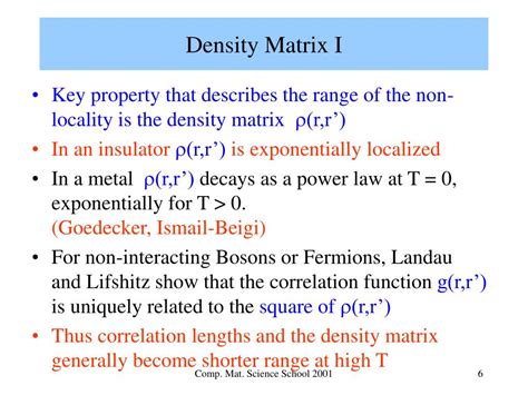 PPT - Linear Scaling ‘Order-N’ Methods in Electronic Structure Theory ...