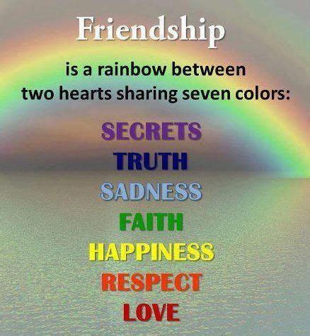 Friendship Is A Rainbow | QUOTES | Pinterest