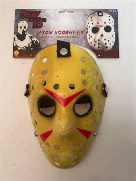 CLASSIC HORROR CREEPY Scary Hockey Mask for Jason Cosplay Killer ...