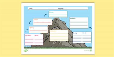 Plot Mountain Worksheet