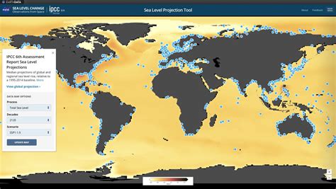 Sea level projections from the IPCC 6th Assessment Report (AR6) | PO.DAAC / JPL / NASA