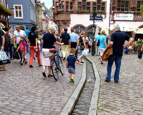 Freilburg, Germany next to the Black Forest..Freiburg boy with boat ...