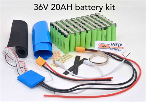 36V 20Ah Maker Battery Module Kit – DIY Batteries