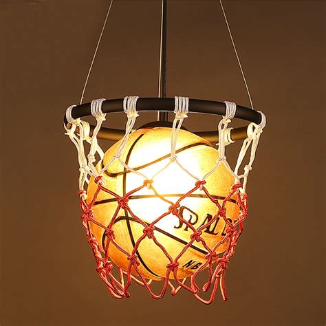 American children's room lights led basketball chandelier-in Pendant ...