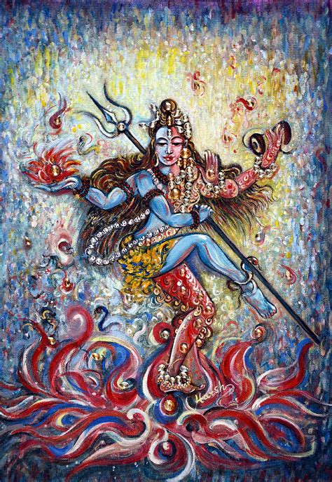 Shiv Shakti Painting by Harsh Malik