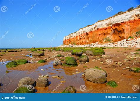 Hunstanton Cliffs stock image. Image of hunstanton, field - 85630835