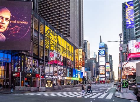 Broadway at Night stock image. Image of tourism, apple - 6316555