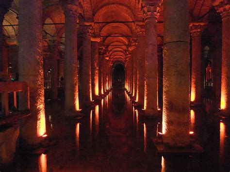 HD wallpaper: cistern, istanbul, basilica cistern, architecture, water ...