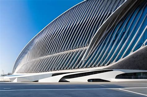 Premium Photo | The new arena is a building that is designed by architect.