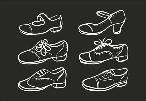 Tap shoes vector set 164878 Vector Art at Vecteezy