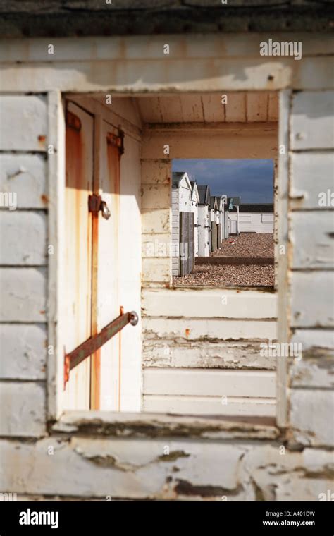 Beach Huts Shoreham by Sea East Sussex Stock Photo - Alamy