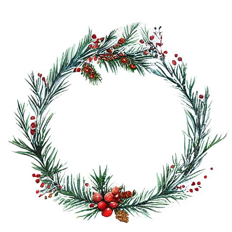 Simple Christmas Wreath, Christmas Wreath, Christmas, Merry Christmas PNG Transparent Image and ...