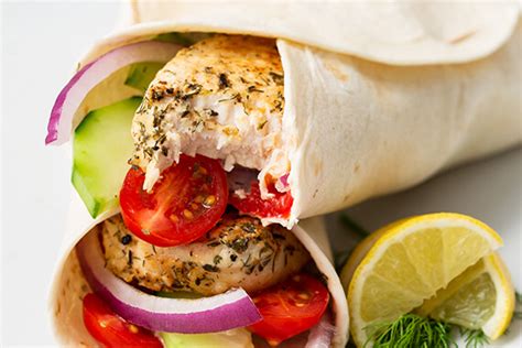 Greek Chicken Wraps - Mission Foods