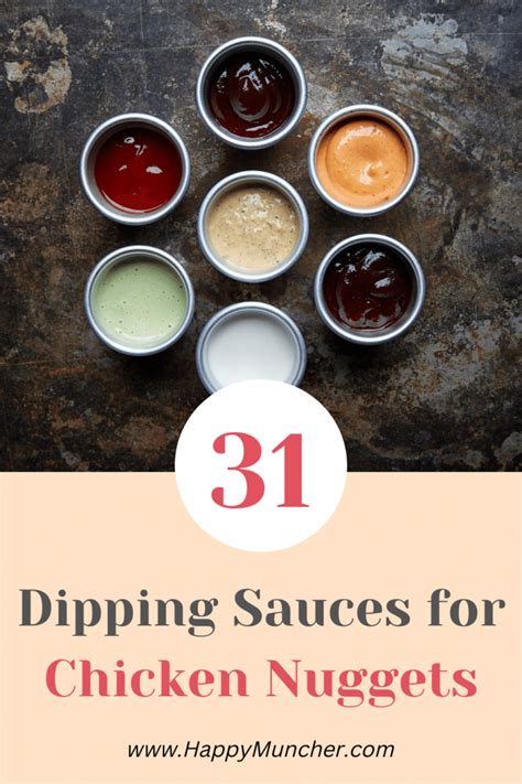 31 Best Dipping Sauces for Chicken Nuggets – Happy Muncher