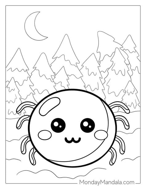 28 Spider Coloring Pages (Free PDF Printables)