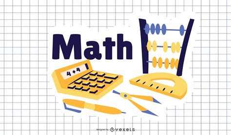 Love math? Check out this cool banner design featuring some rulers, calculators, and other ...