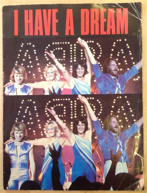 ABBA Fans Blog: Collection Update - "I Have A Dream" Sheet Music