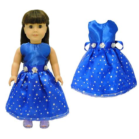 Doll Clothes - Beautiful Blue Dress Outfit Fits American Girl Doll, My ...