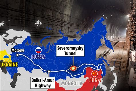 Ukraine ‘bombs Putin’s longest rail tunnel 3,000 miles INSIDE Russia used to get Chinese weapons ...