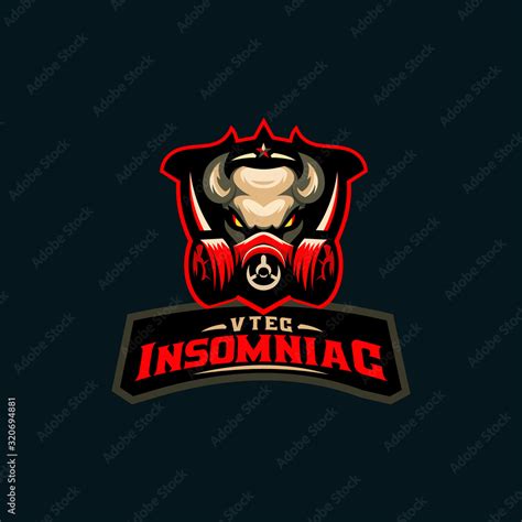 Angry Bull Mascot Logo Stock Vector | Adobe Stock