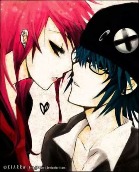 Cute Emo Anime Couples Wallpapers on WallpaperDog