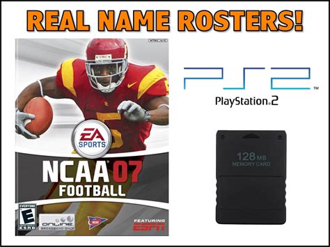 NCAA Football 07 Named Rosters – PS2 – Playbook Gamer