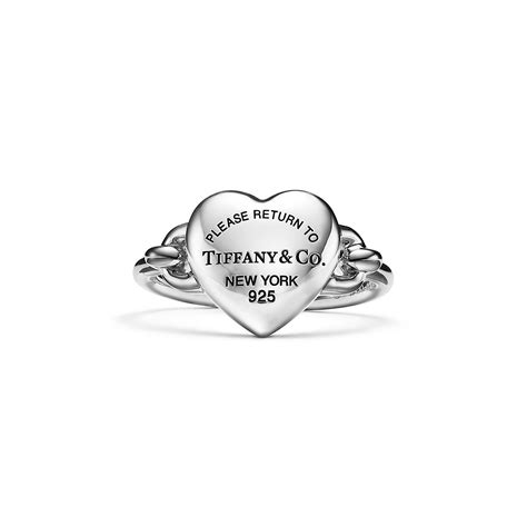 Return to Tiffany® Full Heart Ring in Sterling Silver | Tiffany & Co. US