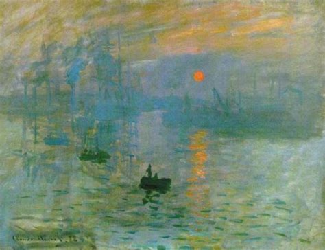 Claude Monet Impression, Sunrise Poster Print