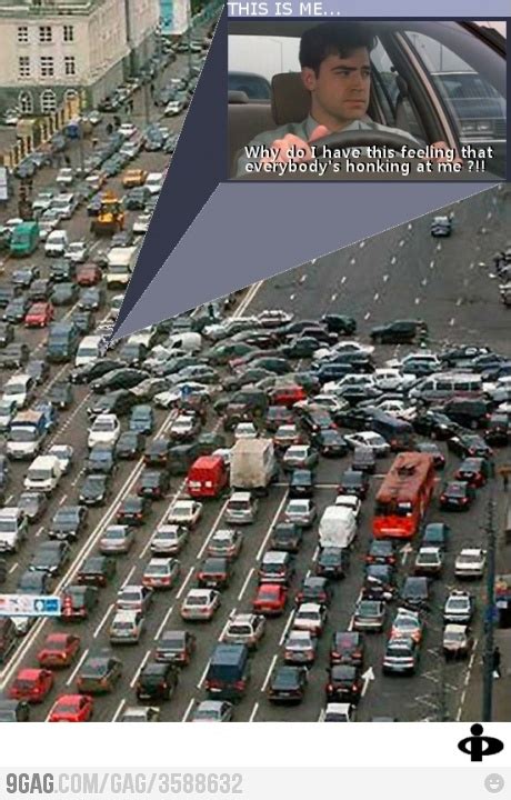 In a traffic jam | Best funny pictures, Traffic, Traffic jam