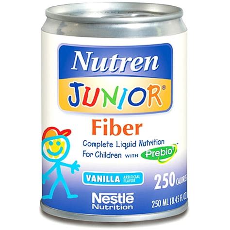 Nutren Junior Fiber Vanilla 24x250ml - Walmart.com - Walmart.com