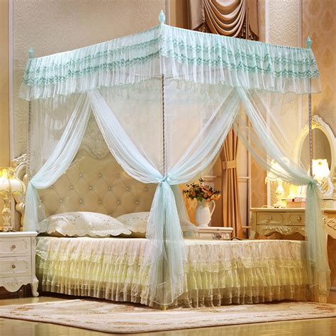 Three Door Open Princess Mosquito Net Double Bed Curtains Sleeping ...