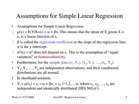 PPT - Simple Linear Regression PowerPoint Presentation, free download - ID:6770958