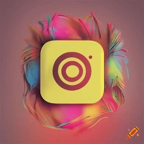 Instagram logo with bolivian and manga influences