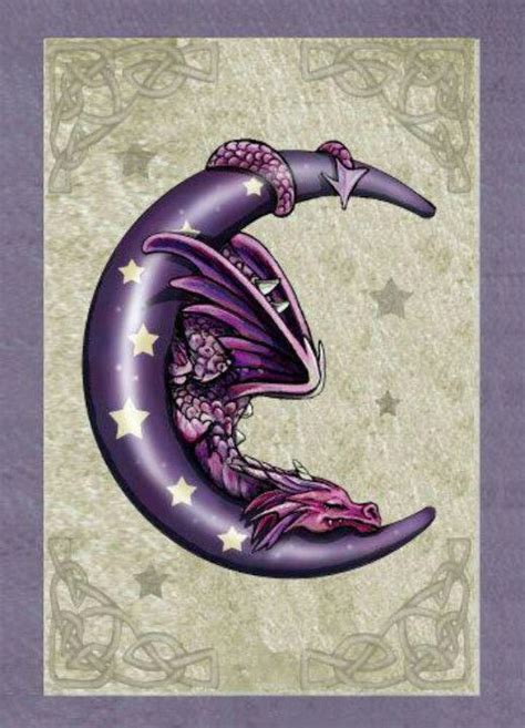 Purple moon | Baby dragon tattoos, Dragon pictures, Fantasy dragon