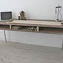 ellie reclaimed wood desk with steel legs by urban grain | notonthehighstreet.com