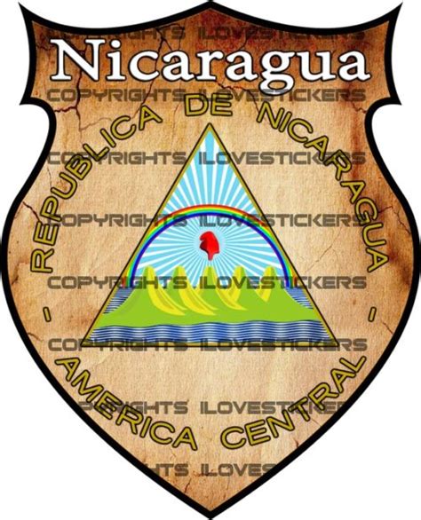 Nicaragua flag sticker | iLovestickers