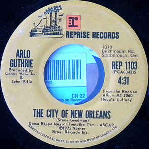 Arlo Guthrie - The City Of New Orleans (1972, Vinyl) | Discogs