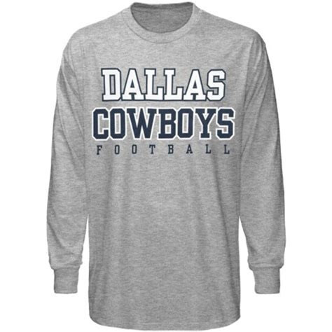 Men's Ash Dallas Cowboys Practice Long Sleeve T-shirt - NFLShop.com