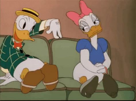 Donald Duck Making A Classic Move GIF - Couch DonaldDuck Date - Discover & Share GIFs | Kiss ...