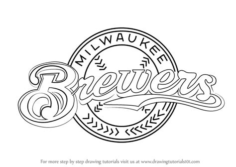 Milwaukee Brewers Logo Coloring Book Coloring Pages