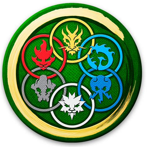 Image - The Six elemental symbols.png | Ninjago Wiki | FANDOM powered ...