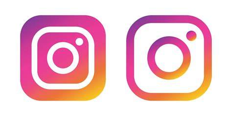 Instagram Logo Vector Illustration Gradient Color App Web Icon ...