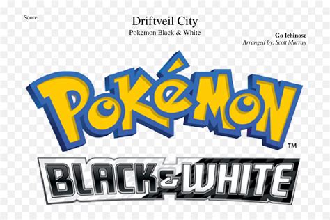 Pokemon Black White - Pokemon Presents 6 24 Png,Pokemon Logo Black And White - free transparent ...