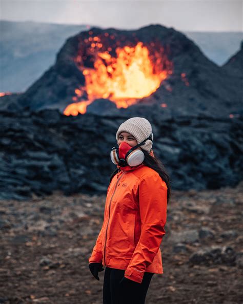 Hiking to the Volcano eruption site in Iceland