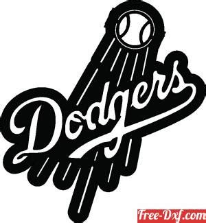 Dodgers Logo Black And White